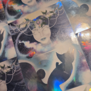 Kitsune Holographic Sticker