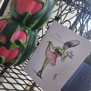 Toxic Bettie Happy Summerween Greeting Card